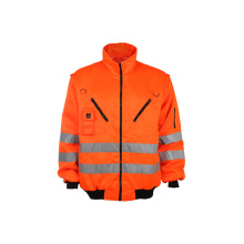 Custotm Reflektierende Arbeits-Sicherheits-Jacke